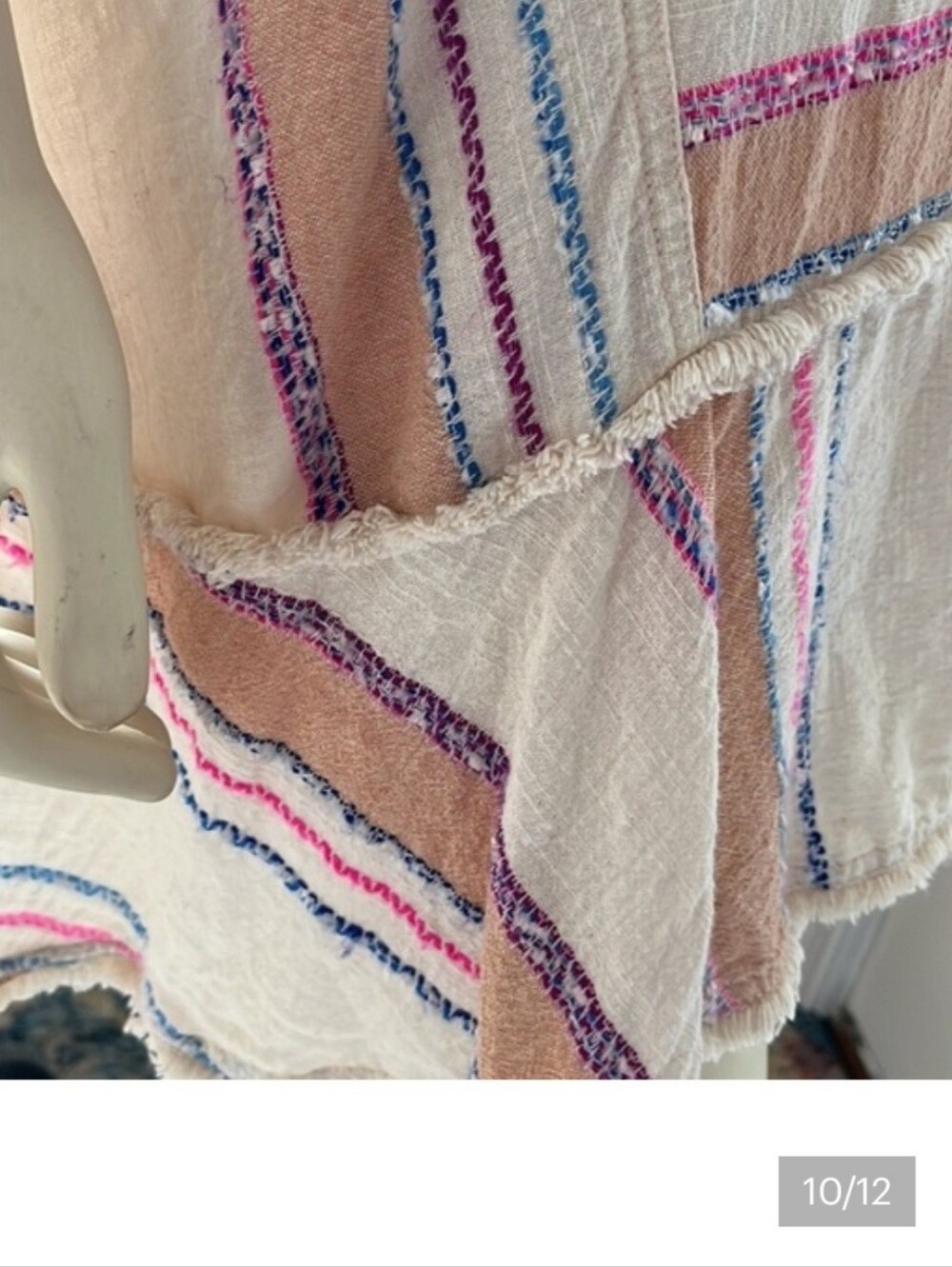 Anthropologie Holding Horses Elira Striped Dress Bohemian Women's Medium M EUC - Picture 12 of 16